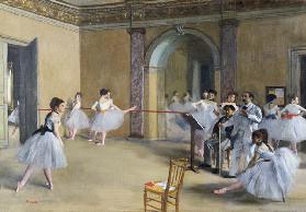 Ballettsaal der Oper in der Rue Peletier 1872