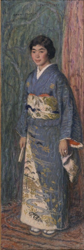 Bildnis einer Japanerin (Mrs. Kuroki) von Edmond-Francois Aman-Jean