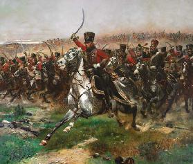 Vive L'Empereur (Attacke des 4. Husarenregiments in der Schlacht bei Friedland am 14. Juni 1807= 1891