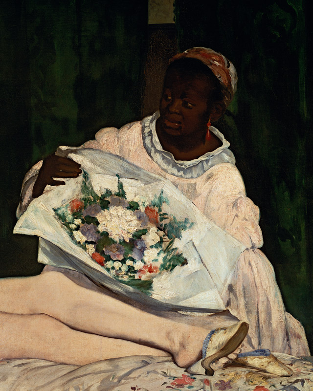 Olympia (Ausschnitt) von Edouard Manet