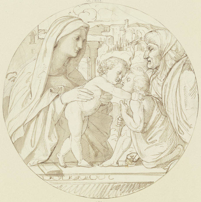Madonna mit Elisabeth und dem kleinen Johannes von Edward von Steinle