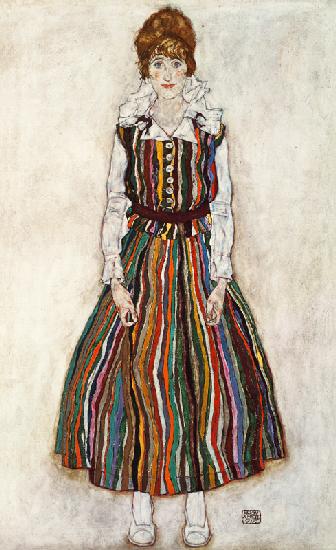 Portrait of Edith Schiele, the artist's wife 1915