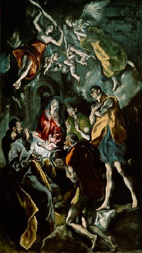 The Adoration of the Shepherds, from the Santo Domingo el Antiguo Altarpiece c.1603-14