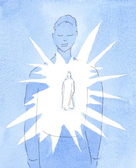 By the Holy Spirit, Christ is present in the baptised persons soul, shining out His love and wisdom, 2004