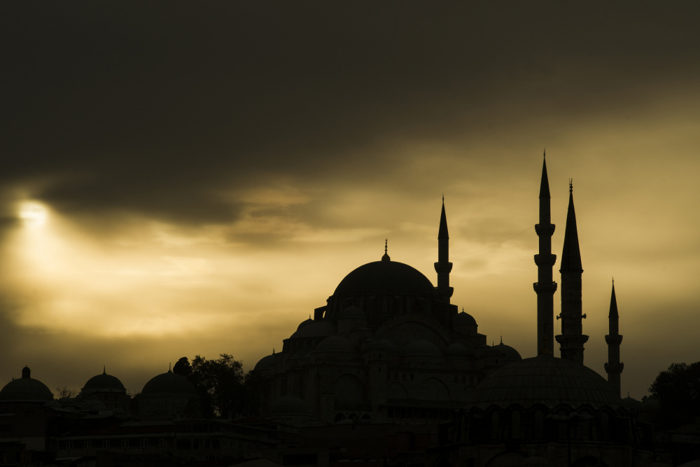 eine historische Moschee in der Stadt Istanbul von engin akyurt