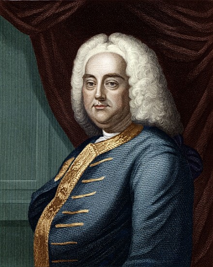 George Frederic Handel; engraved by Thomson  von English School