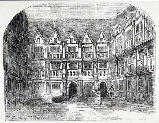 House of Sir Thomas Gresham, in Bishopsgate Street, London von English School