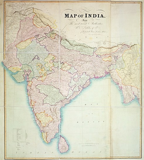 Map of India von English School