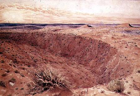 An-Nafud, the great red sand desert north of the Najd, Saudi Arabia von English School