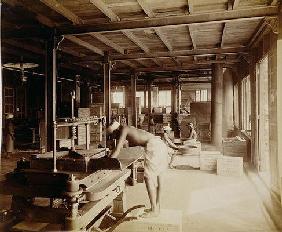 Tea pickers at the Lipton factory in Ceylon, c.1900 (photo) 19th