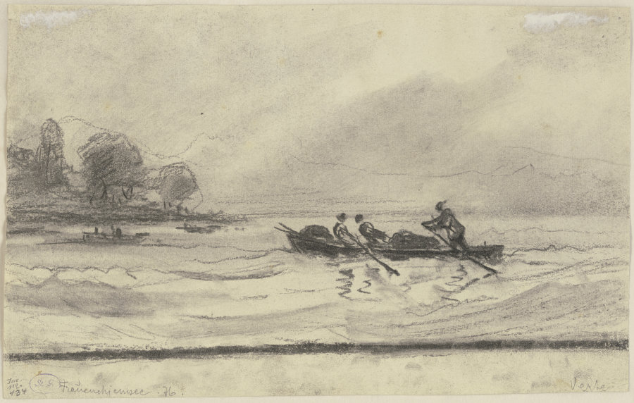 Boote am Chiemsee von Ernst Morgenstern
