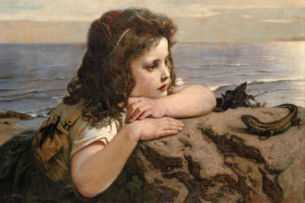 Das Mädchen mit der Eidechse 1884
