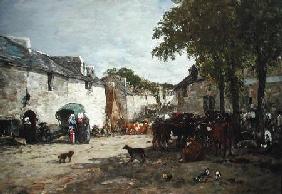 Animal Market at Daoulas 1869
