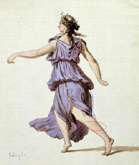 Night hour, costume design for the first production of 'Caligula' by Alexandre Dumas (1802-70) at th 1910