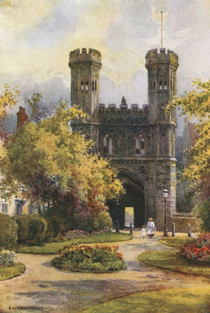 Das Tor, St. Augustines Abbey von E.W. Haslehust