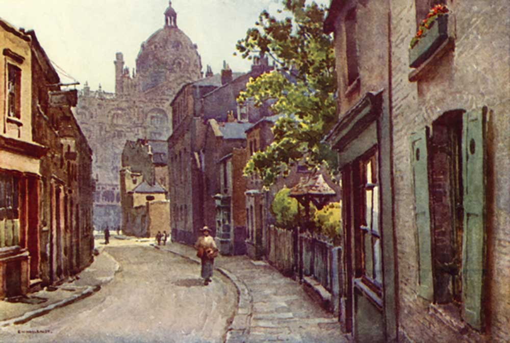 Lancelot Place, Knightsbridge von E.W. Haslehust