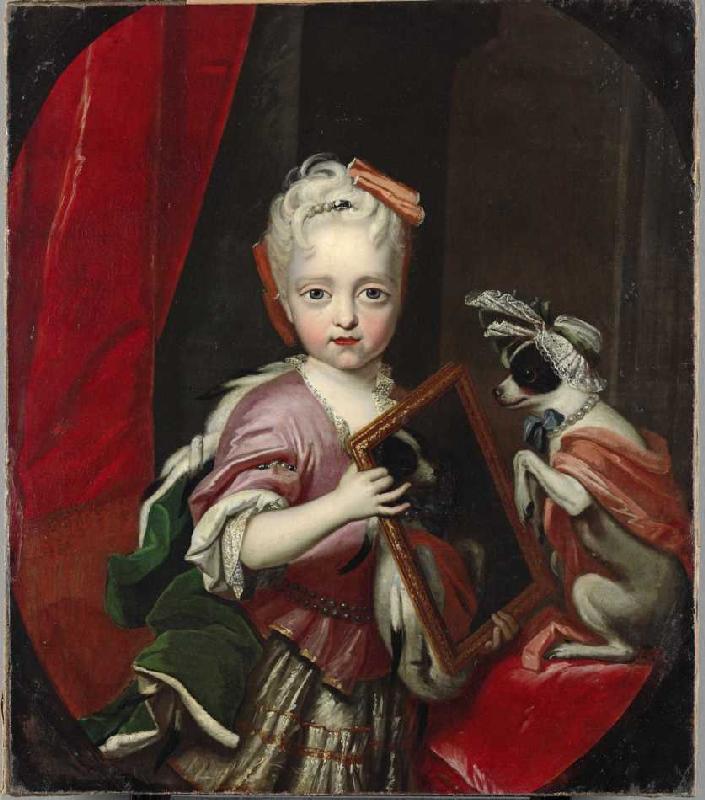 Prinzessin Maria Josepha als Kind von Ferdinand Hodler