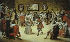 Monkeys and Cats at a Masked Ball 1632