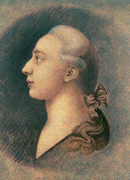 Porträt von Giacomo Casanova von Francesco Giuseppe Casanova