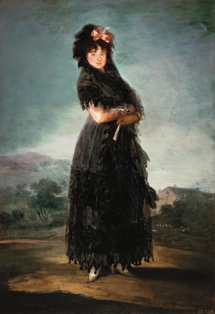 Mariana Waldstein, Marquise de Santa Cruz von Francisco José de Goya