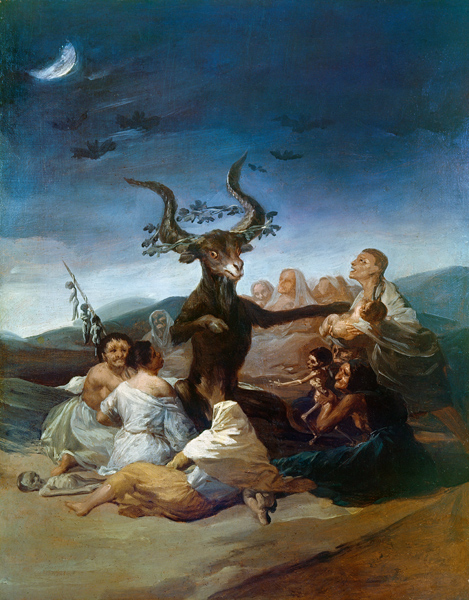 The Witches' Sabbath von Francisco José de Goya