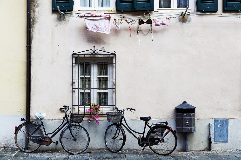 zwei Fahrräder von Franco Maffei