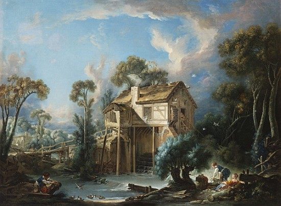 The Mill at Charenton, c.1756 von François Boucher