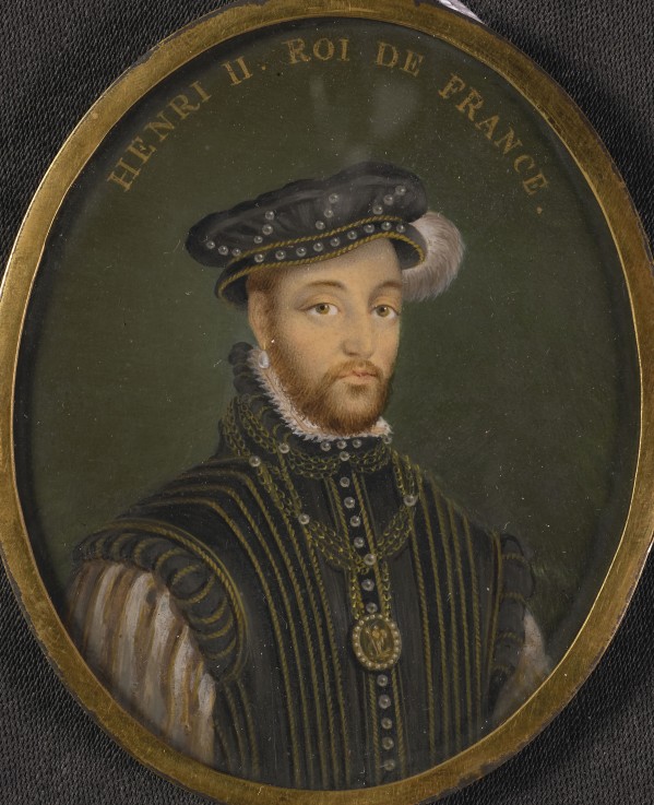 Porträt von König Heinrich II. von Frankreich (Kopie) von François Clouet