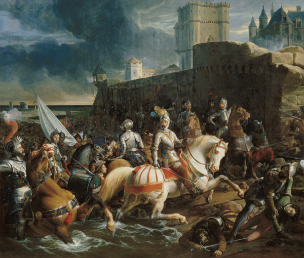 The Taking of Calais by Francis on 9th January 1558 von François-Edouard Picot