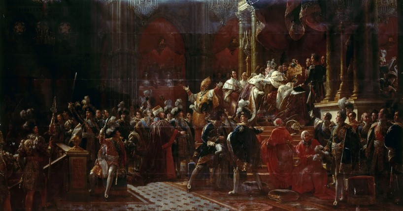 Die Krönungszeremonie von Karl X. in Reims am 29. Mai 1825 von François Pascal Simon Gérard
