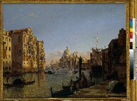 Canal Grande mit Blick auf Santa Maria della Salute Venedig