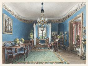 Das Blaue Zimmer, Schloss Fischbach 1846