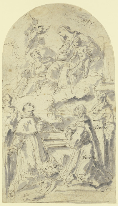 Madonna mit Heiligen von Gaspare Diziani