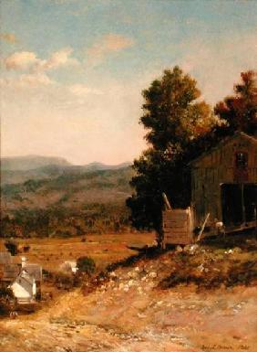 Study of Old Barn, West Campton, New Hampshire 1865