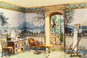 Design for a Bathroom, from 'Interieurs Modernes' 1900