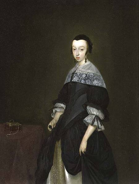 Portrait of a Lady von Gerard ter Borch or Terborch