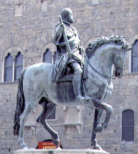 Equestrian Statue of Cosimo I, Grand Duke of Tuscany (1541-87) von Giambologna