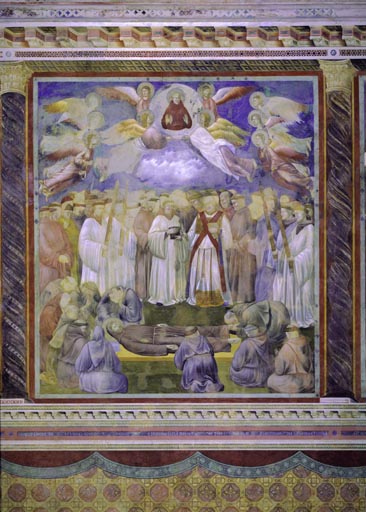 Der Tod des hl. Franziskus von Assisi von Giotto (di Bondone)