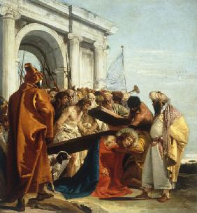 Christus stürzt unter Kreuz 1749