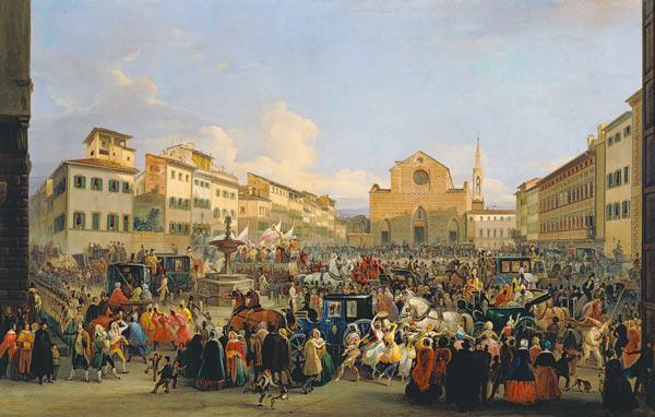 Karneval in Florenz 1846