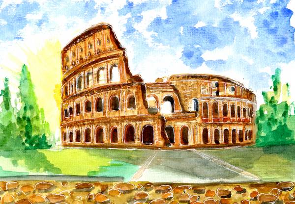 Colosseum in Rome von Sebastian  Grafmann