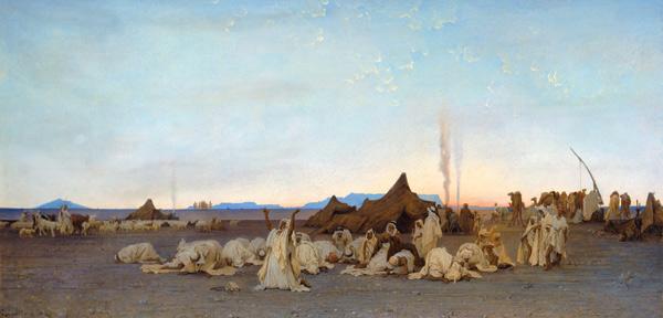 Evening Prayer in the Sahara 1863