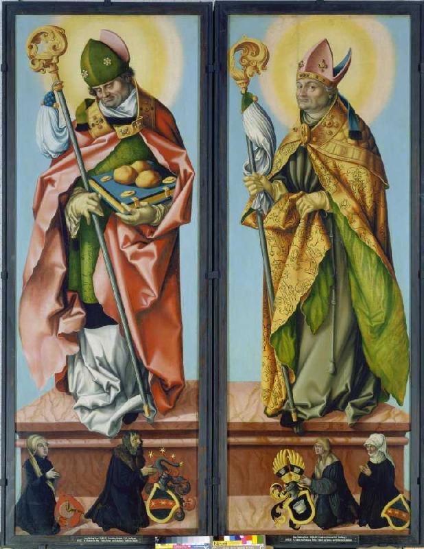 Die hll. Nikolaus von Bari und Ludwig von Toulouse von Hans Baldung Grien