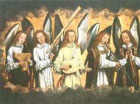 Musizierende Engel (Rechter Flügel) 1489