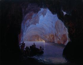 Die blaue Grotte von Capri - Heinrich Jacob Fried
