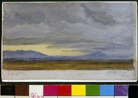 Südliche Landschaft (Wolkenstudie) 1822