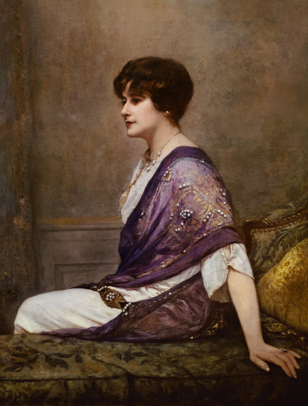 Portrait of the Couturier Madame Paquin (1869-1936) von Henri Gervex