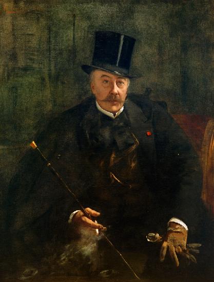 Porträt Alfred Stevens.