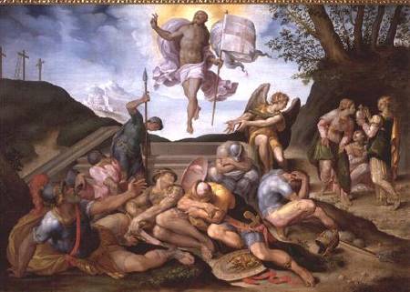 The Resurrection of Christ, Florentine School von Scuola pittorica italiana