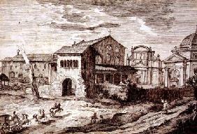 The Basilica of San Lorenzo, Rome 1750  & se